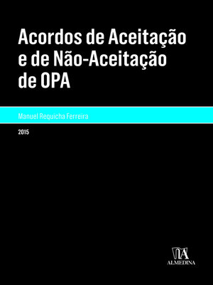 cover image of Acordos de Aceitação e de Não-Aceitação de OPA